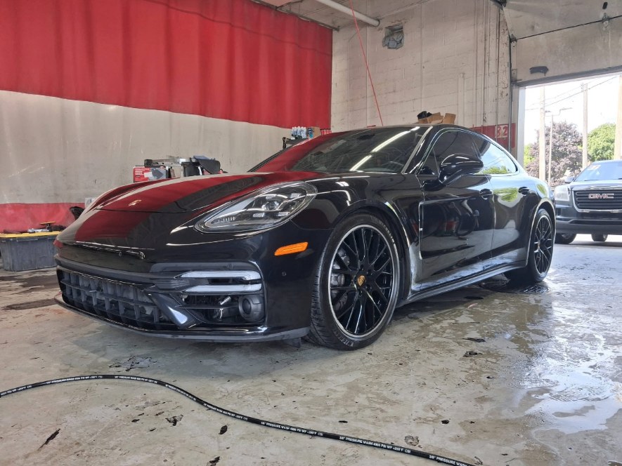 Porsche Panamera front three-quarter after detail