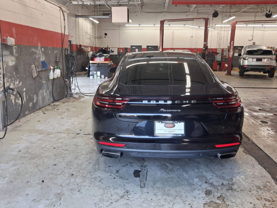 Porsche Panamera rear after wash and wax